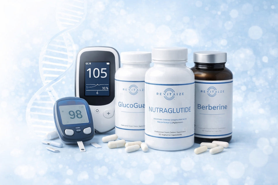 Shop blood sugar support supplements designed to promote healthy glucose levels, improve insulin sensitivity, and reduce cravings. Clinician-selected formulas for metabolic health, energy, and sustainable weight management.