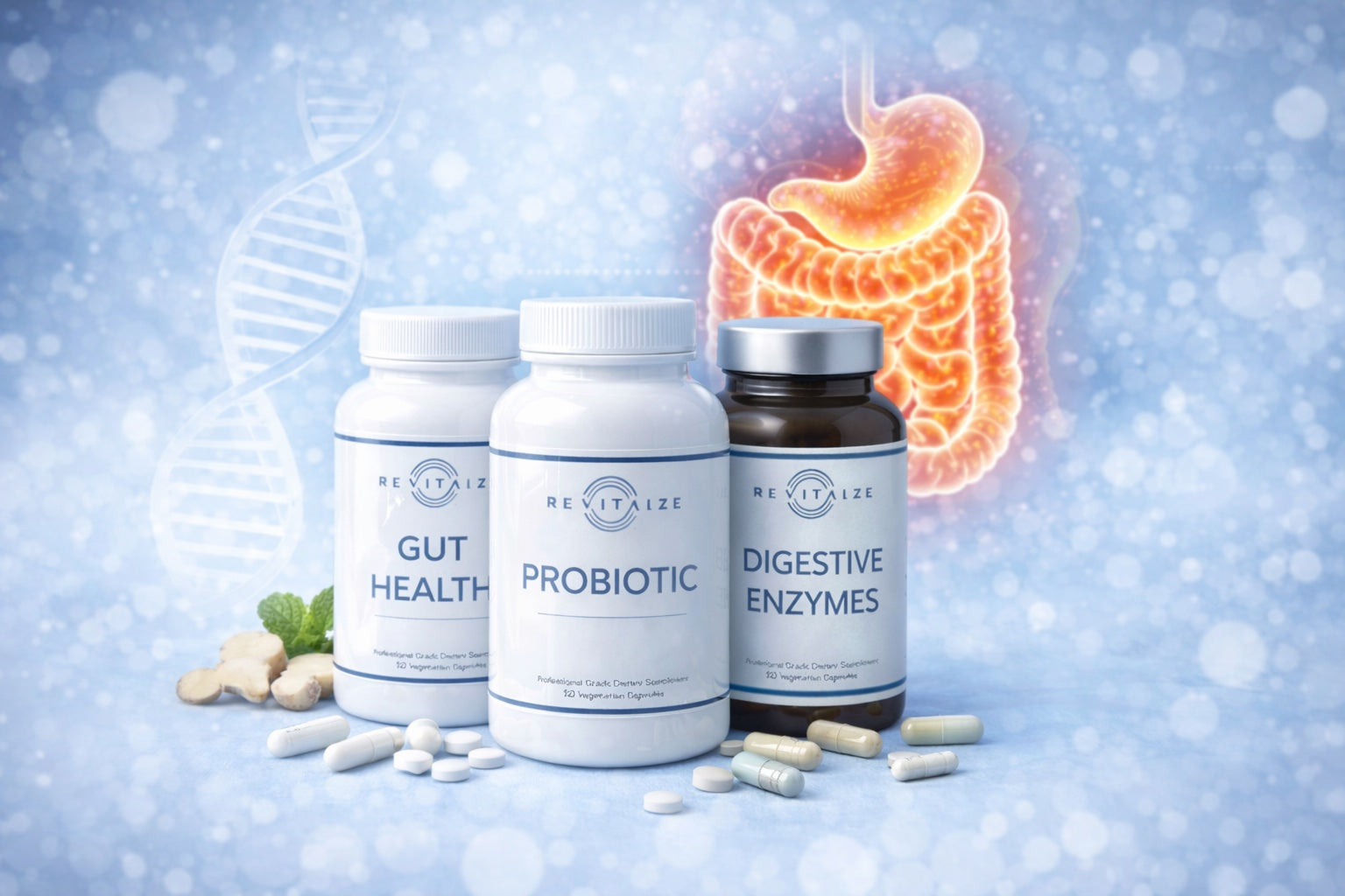 Shop medical-grade gut health supplements for digestion, bloating, regularity, gut repair, and microbiome balance. Practitioner-selected formulas for long-term digestive support.