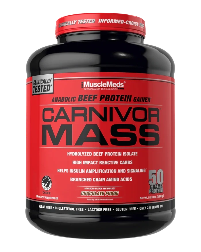 MuscleMeds Carnivor MASS Chocolate Fudge