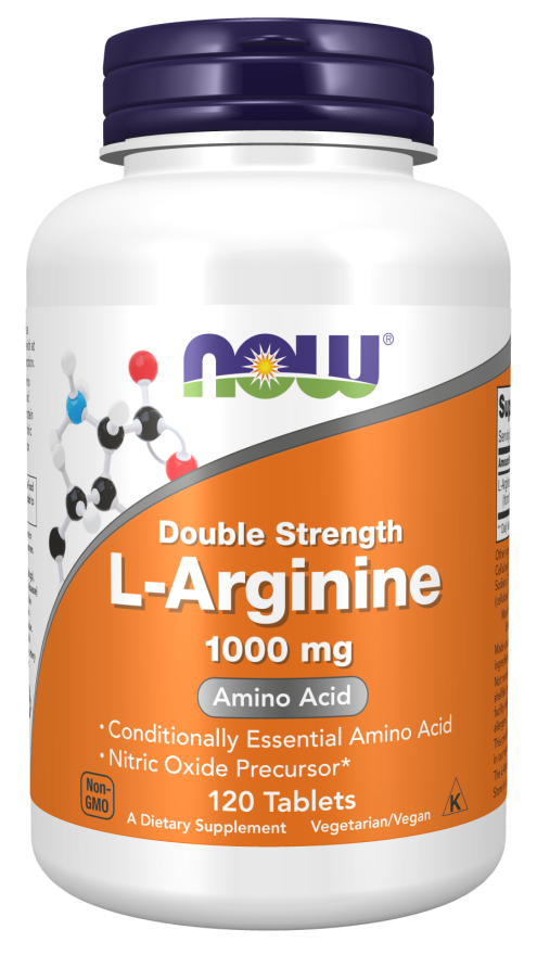 NOW ARGININE 1000mg 120 TABS