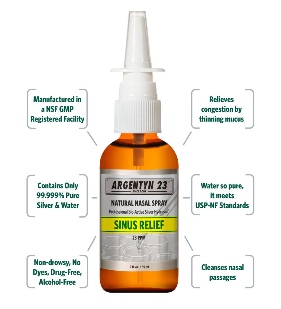 Argentyn 23 Sinus Relief vertical 2oz