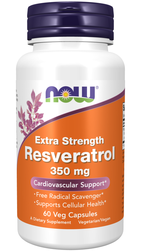 Now Reservatrol 350 mg 60 Capsules