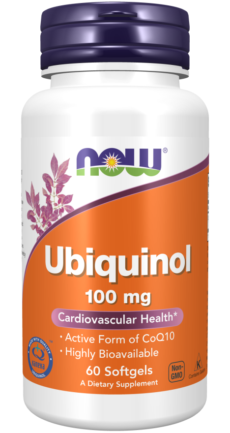 NOW UBIQUINOL 100MG 60 SGELS