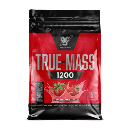 BSN True Mass 1200 Strawberry Milkshake