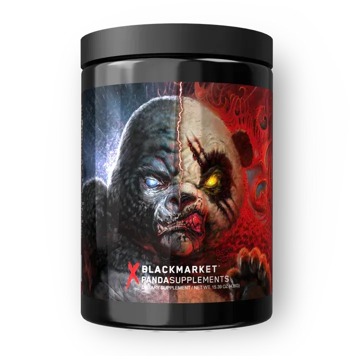 Panda Supplements x Black Market Panda vs Gorilla Gorillas Blood