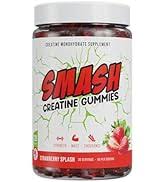Smash Creatine Gummies 120 Count Strawberry