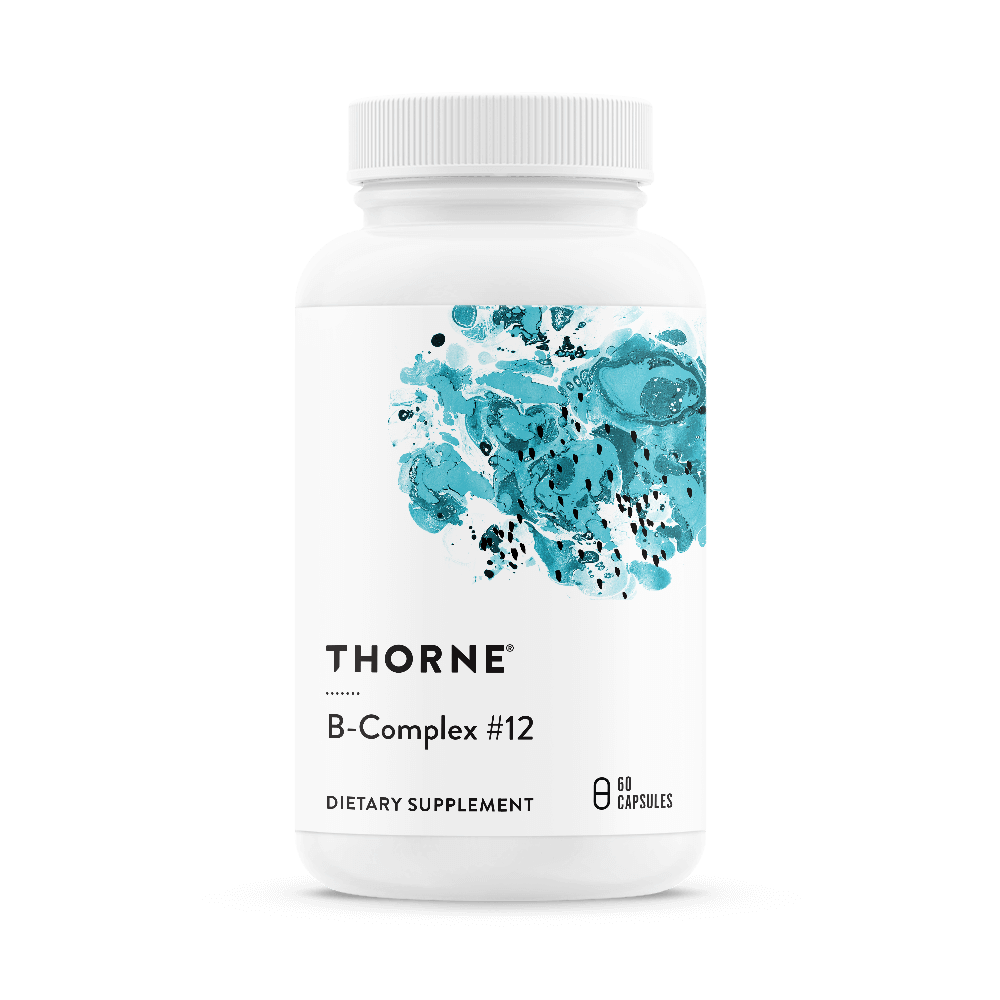 B-Complex #12 offers a complete vitamin B complex, with added vitamin B-12 and folate. Supplementing with the active forms of the B vitamins is extremely important to everyone, especially individuals who might not be able to convert non-active B vitamins to their active forms in the liver because of compromised liver function, poorly functioning enzymes, digestive disorders, or increasing age