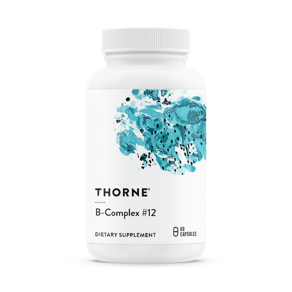 B-Complex #12 offers a complete vitamin B complex, with added vitamin B-12 and folate. Supplementing with the active forms of the B vitamins is extremely important to everyone, especially individuals who might not be able to convert non-active B vitamins to their active forms in the liver because of compromised liver function, poorly functioning enzymes, digestive disorders, or increasing age