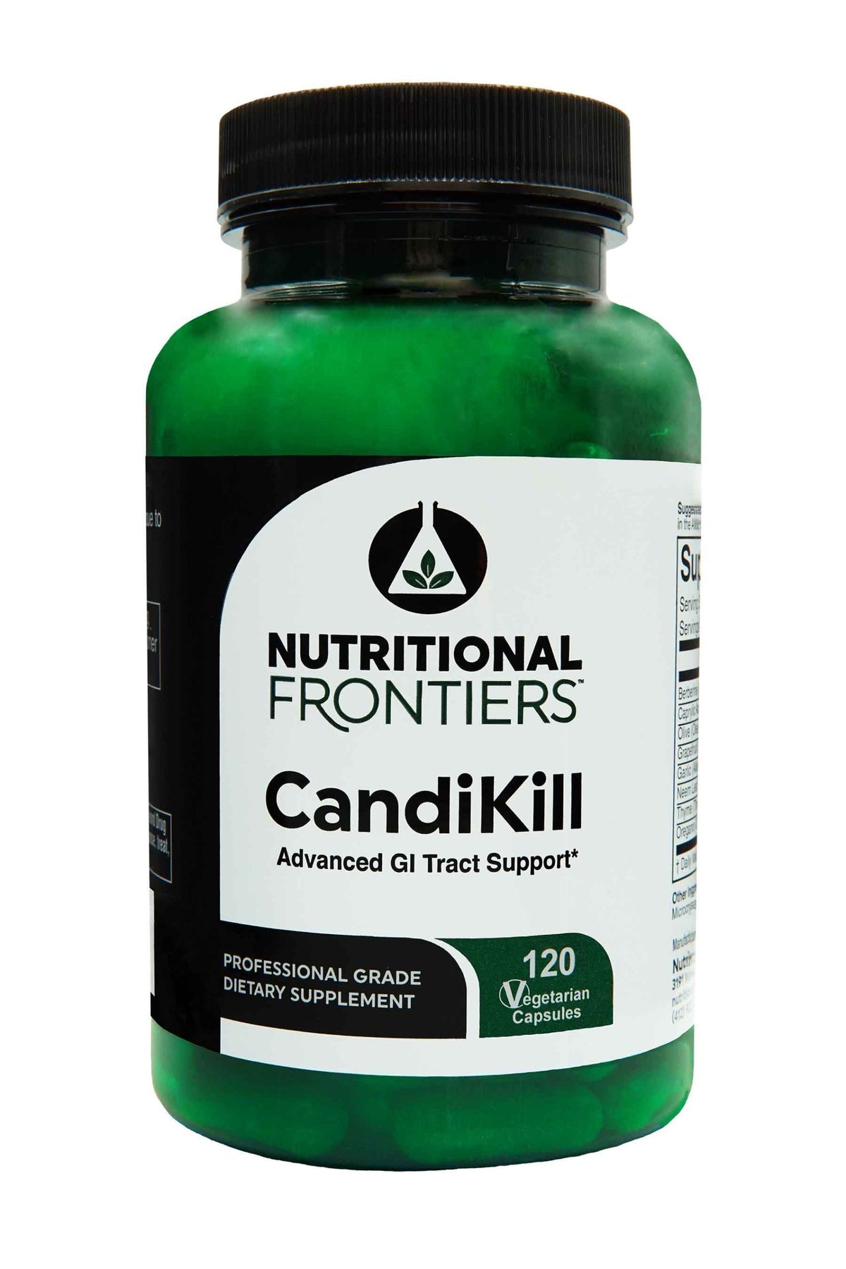 CandiKill delivers targeted antifungal support with berberine, caprylic acid, olive leaf, grapefruit seed, garlic, neem, thyme & oregano.