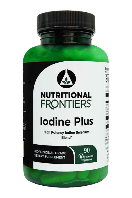 Iodine Plus supports healthy thyroid function with iodine/iodide, L-tyrosine, and selenium to promote energy, mood, metabolism, and weight.*