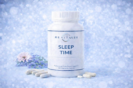 The Sleep Time formulation, to be taken 1 hour before bed, is designed to improve problems with sleep.* Sleep Time was formulated to help support the neurotransmitters dopamine and serotonin, which have a role with sleep cycles and anxiety