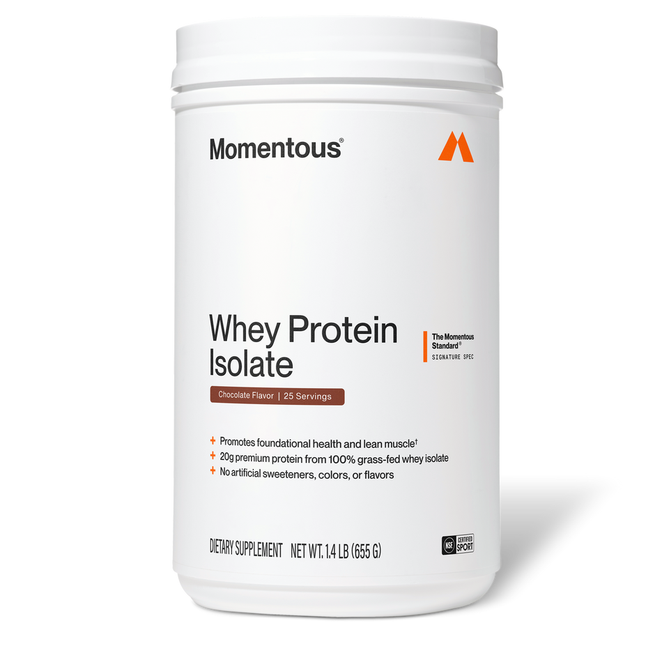 Momentous Whey Protein Isolate Chocolate